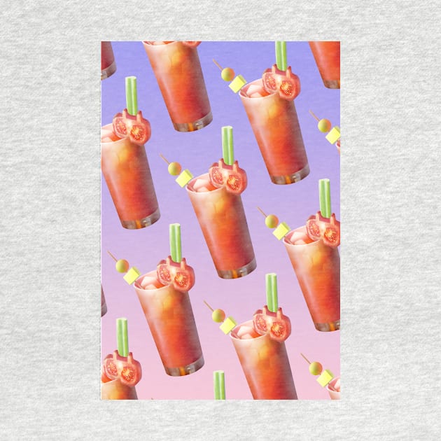 Bloody Mary Cocktail Pattern by zkozkohi